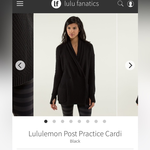 Sz 8 Lululemon Post Practice Cardigan - Picture 1 of 7
